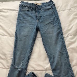 High rise jeans